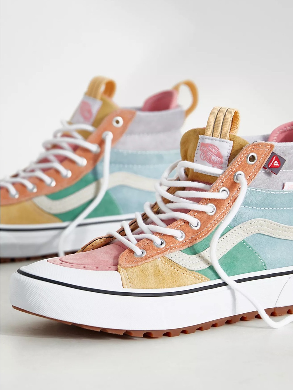 Vans Women's Pastel Multicolor High-Top Platform Sneakers